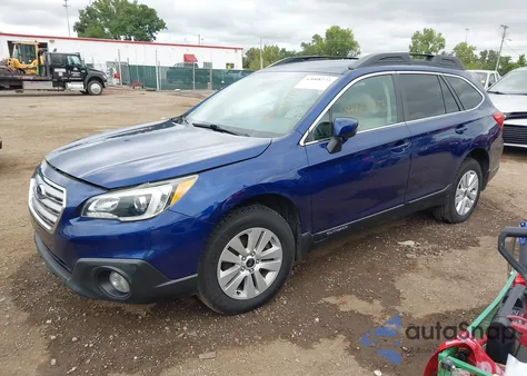 2017 Subaru Outback 2.5I Premium из США, поврежденный, VIN 4S4BSAFC4H3202338